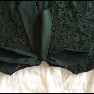 Nanette Lepore Tops - Nanette Lepoer Hunter Plus Size Green Lace Top Nanette Lepore Tops - Nanette Lepoer Hunter Plus Size Green Lace Top